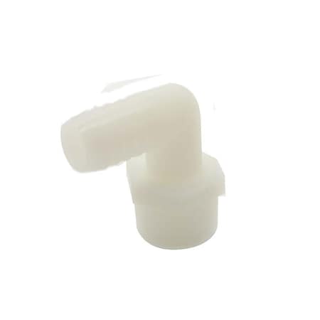 Thrifco Plumbing Nylon 1/2 Barb X 1/4 Mip Ell 9429456